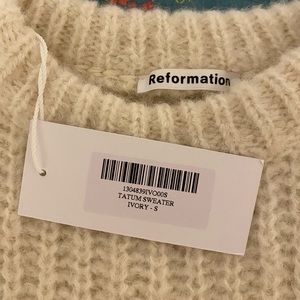 Reformation Tatum Sweater BRAND NEW alpaca